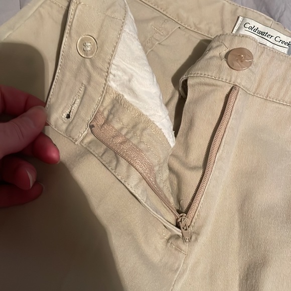 Coldwater Creek Women’s Size 6 Khaki Pants - Picture 7 of 10